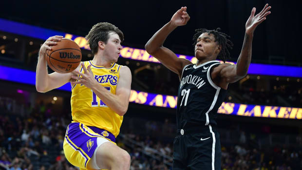 Brooklyn Nets forward Noah Clowney